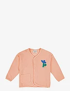 Sea Flower buttoned sweatshirt - PINK