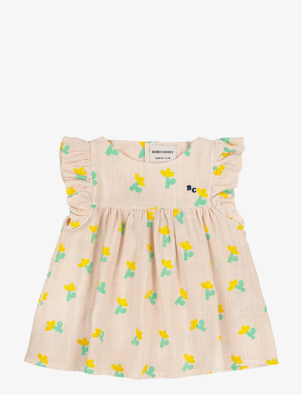 Bobo Choses Sea Flower All Over Ruffle Dress Dresses Boozt