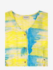 Bobo Choses - Pearl Nacre Pattern V-neck Buttoned Dress - skjortekjoler - multicolor - 2