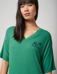 Bobo Choses - Rib V-neck Tunic Dress - green - 7