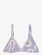 Nacre Pattern Triangle Bikini - LAVENDER