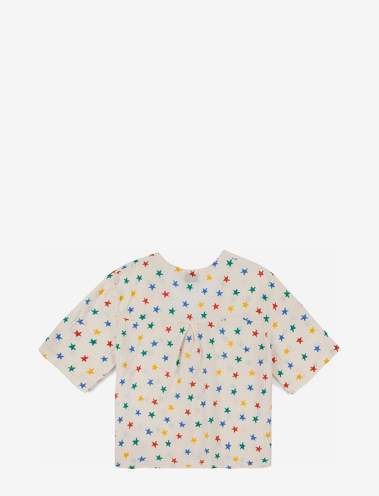 Bobo Choses - Multicolor Stars Shirt - short-sleeved blouses - offwhite - 1