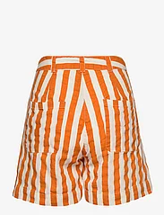 Bobo Choses - Nautical Stripe Pleated Short - orange - 1