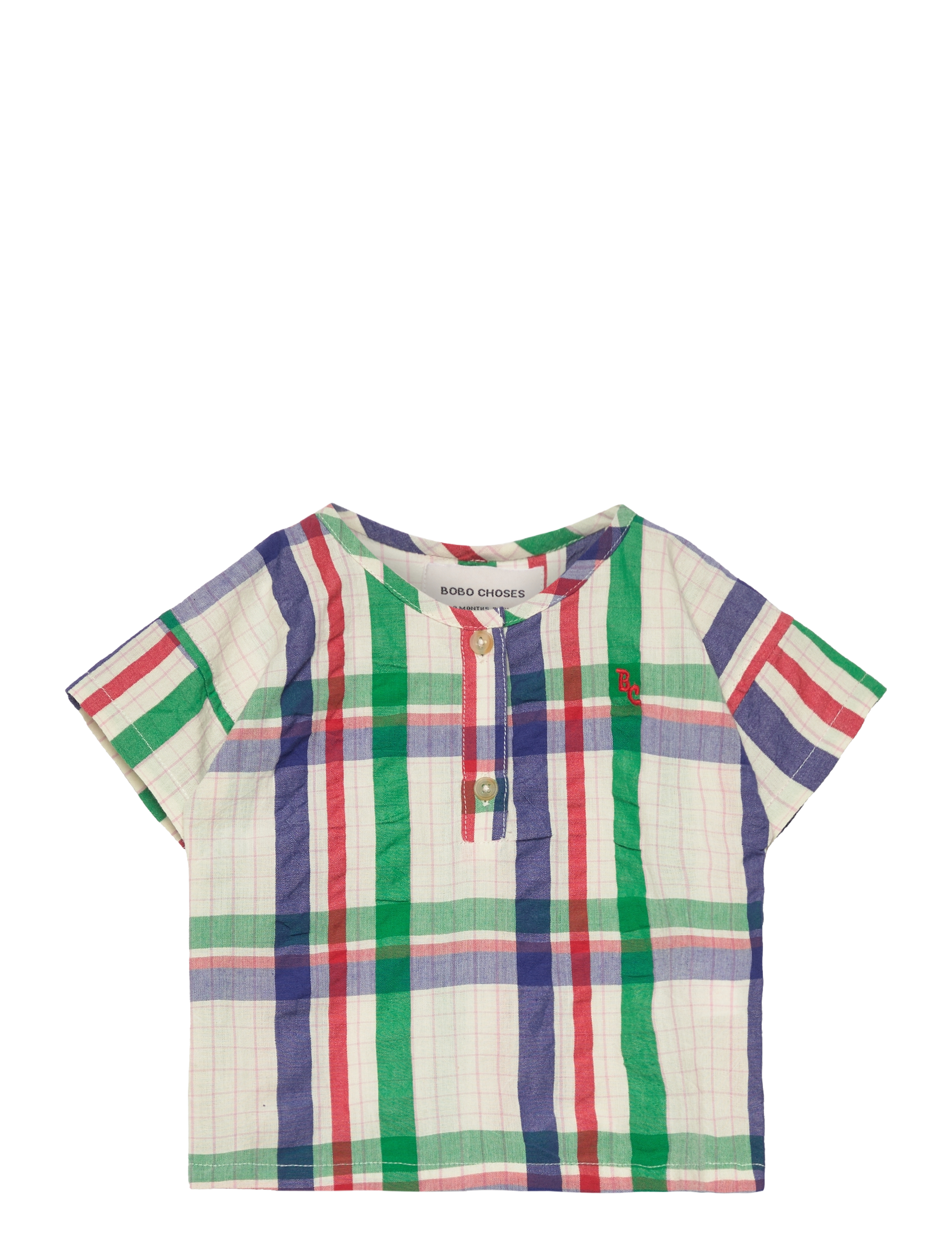Bobo Choses Baby Madras Checks woven shirt - Bobo Choses - MULTI COLOURED / multi