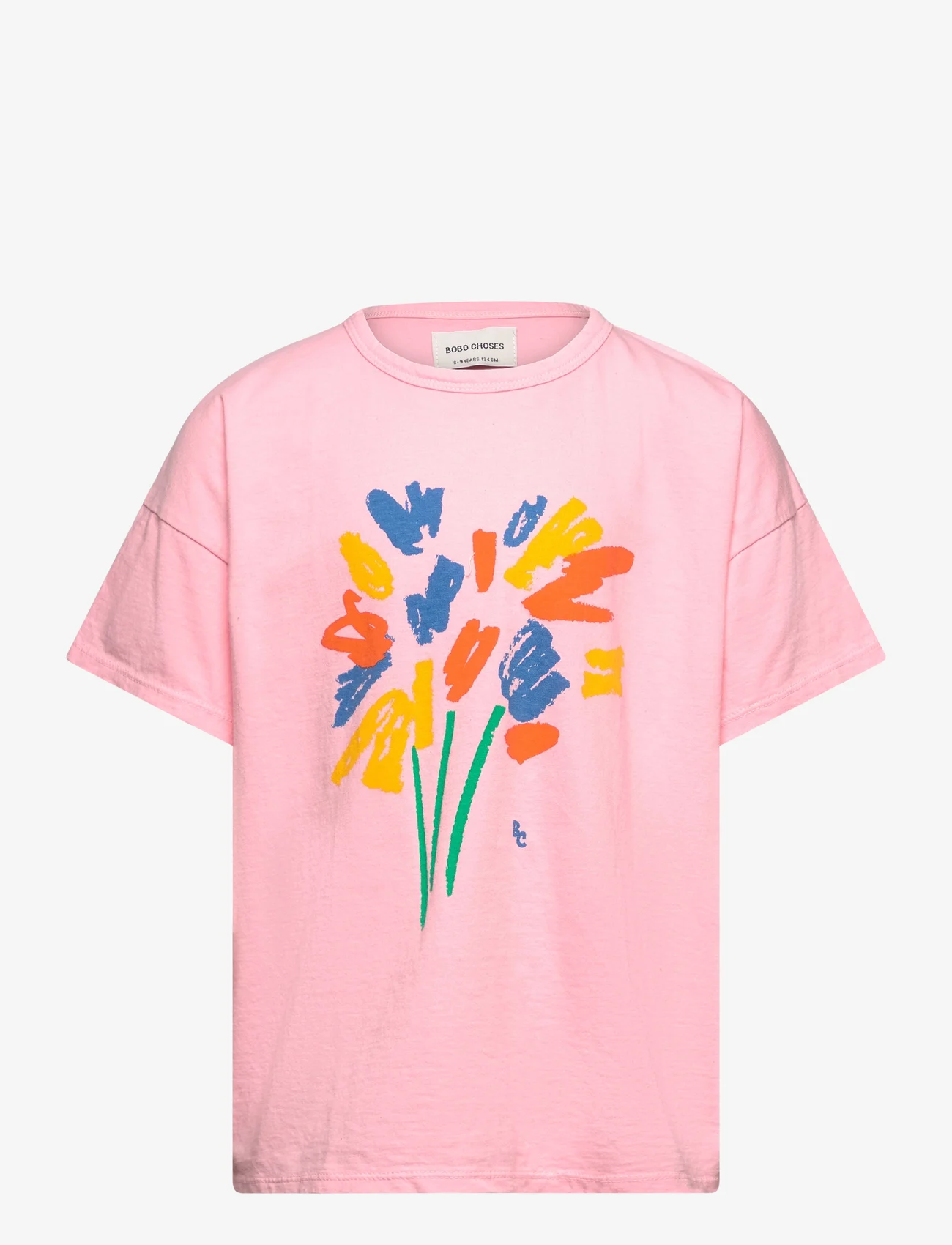 Bobo Choses - Fireworks T-shirt - kortärmade t-shirts - pink - 1