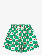 Tomato all over ruffle shorts - WHITE