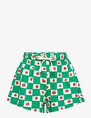 Bobo Choses - Tomato all over ruffle shorts - sweatshorts - white - 0