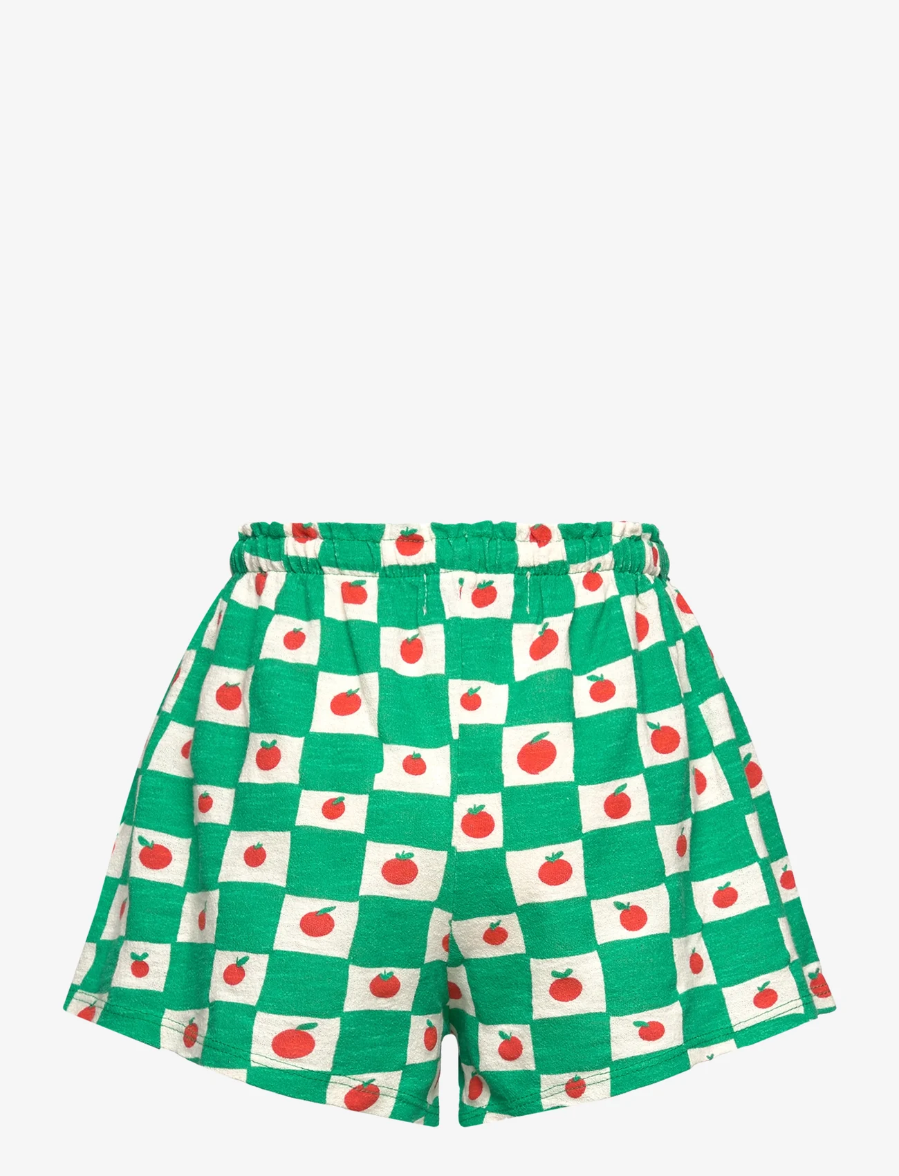 Bobo Choses - Tomato all over ruffle shorts - sporta šorti - white - 1