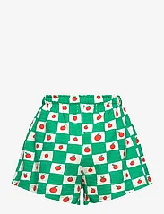 Bobo Choses - Tomato all over ruffle shorts - sweatshorts - white - 1