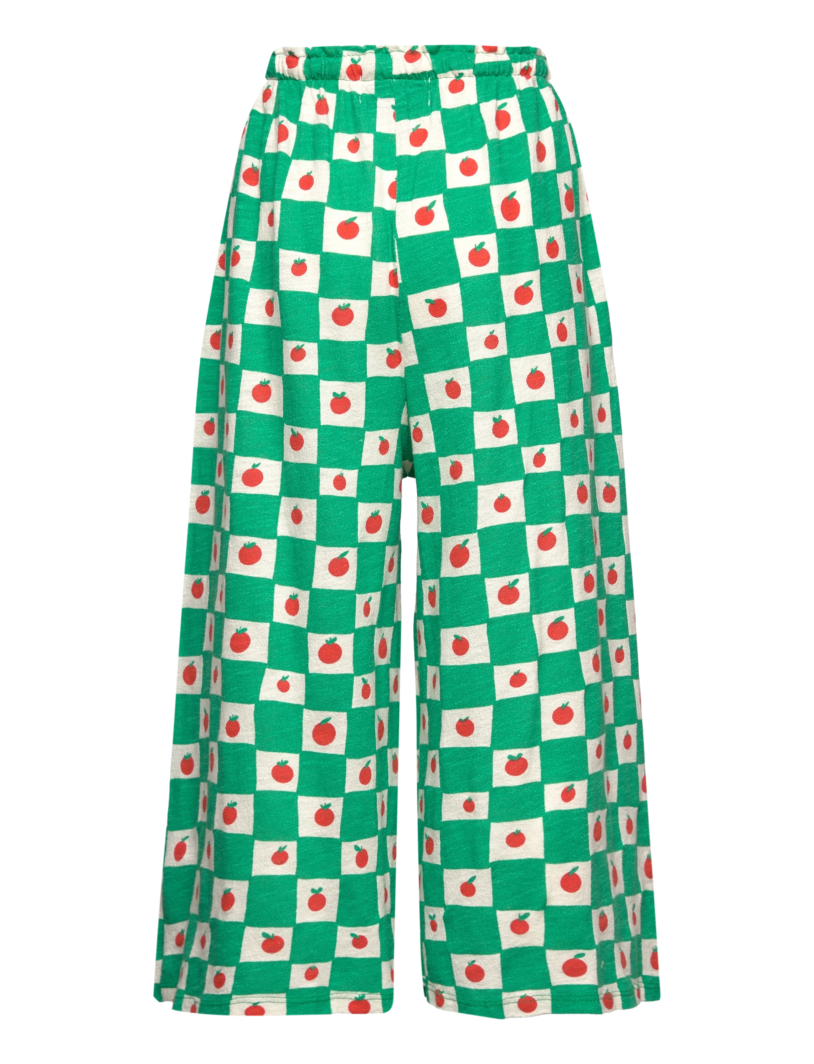 Bobo Choses - Tomato all over culotte pants - white - 1