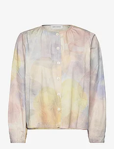 Skylight print collarless blouse, Bobo Choses