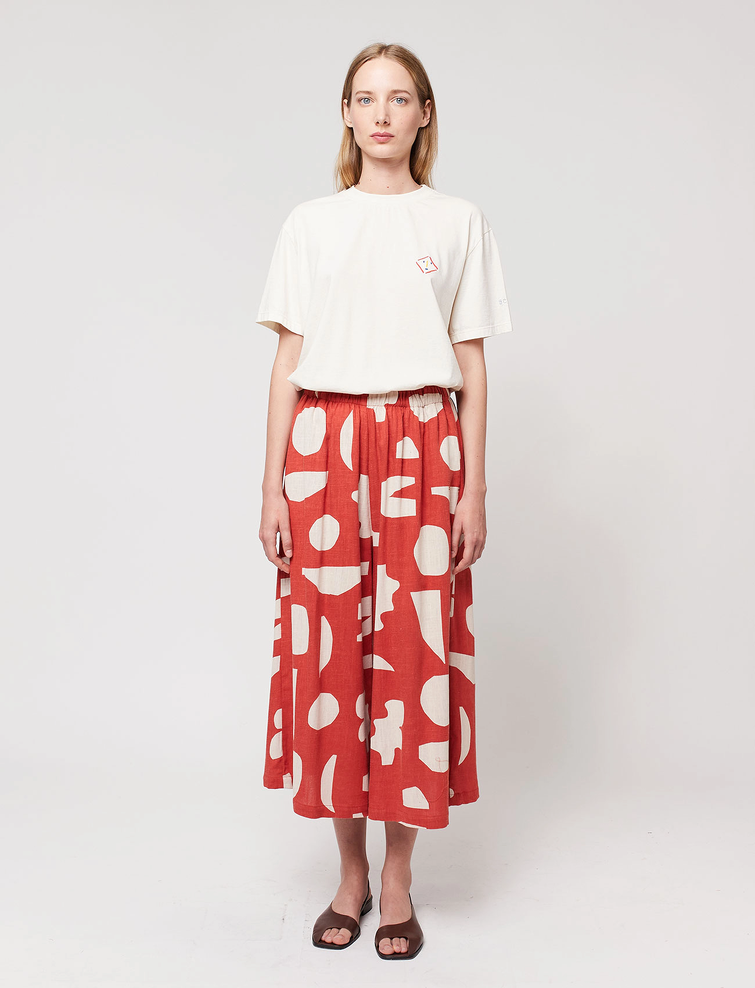 Bobo Choses - Summer Landscape culotte - burgundy red - 2