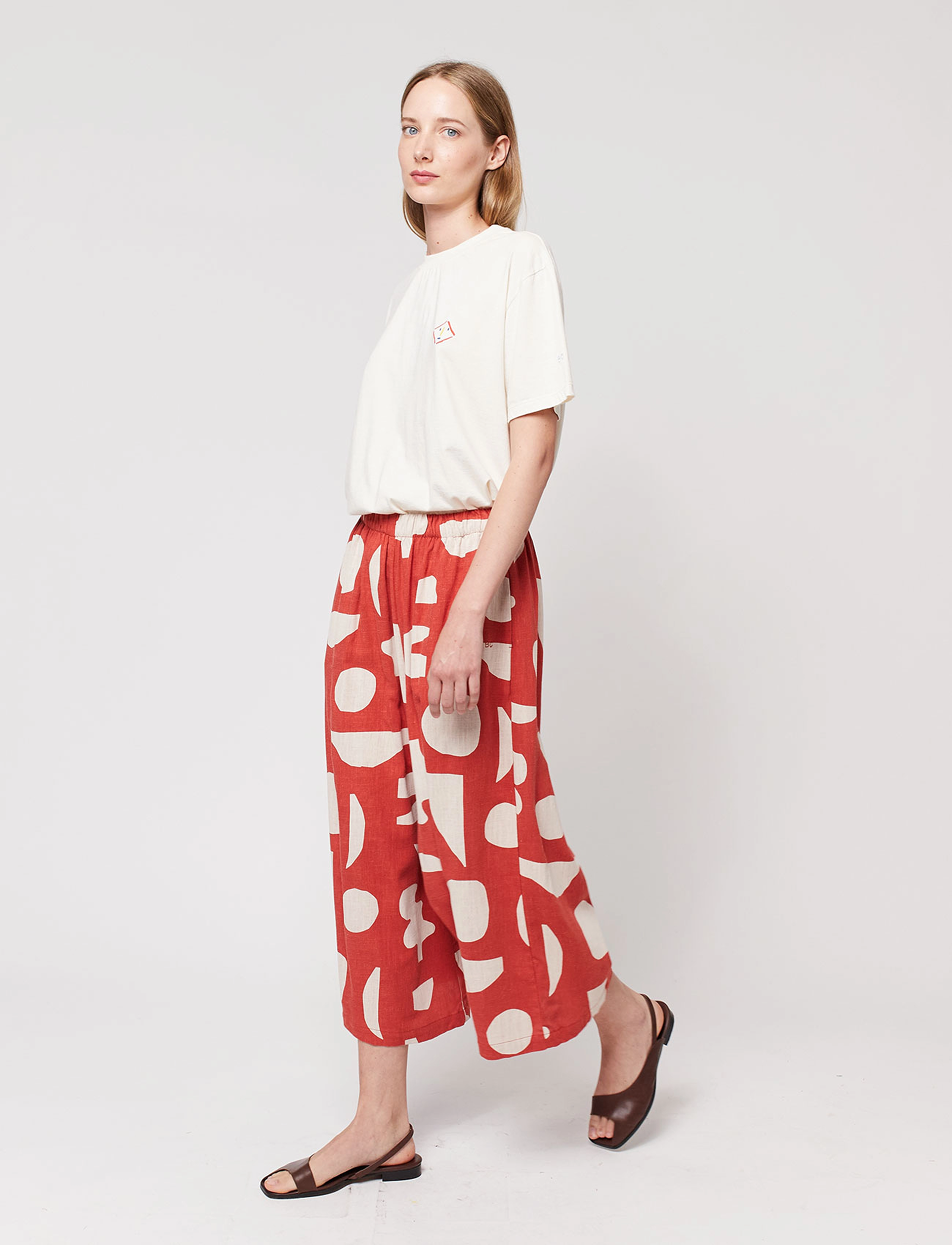 Bobo Choses - Summer Landscape culotte - burgundy red - 4