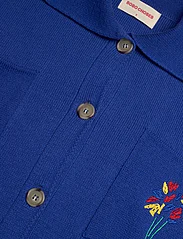 Bobo Choses - Collar buttoned cardigan - cardigans - blue - 2