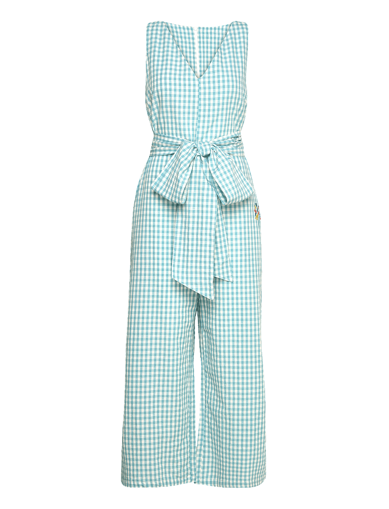 Bobo Choses Vichy V-neck Sleeveless Overall (OBO124AD091) Jumpsuits