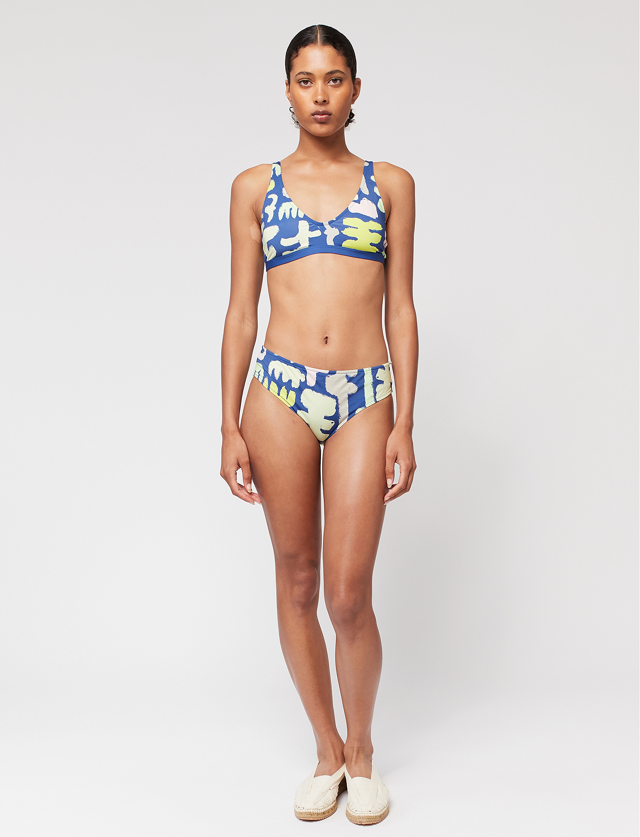 Bobo Choses Carnival Print Bikini Bottom, XS, Unterteile, Blau - Briefs, Frauen