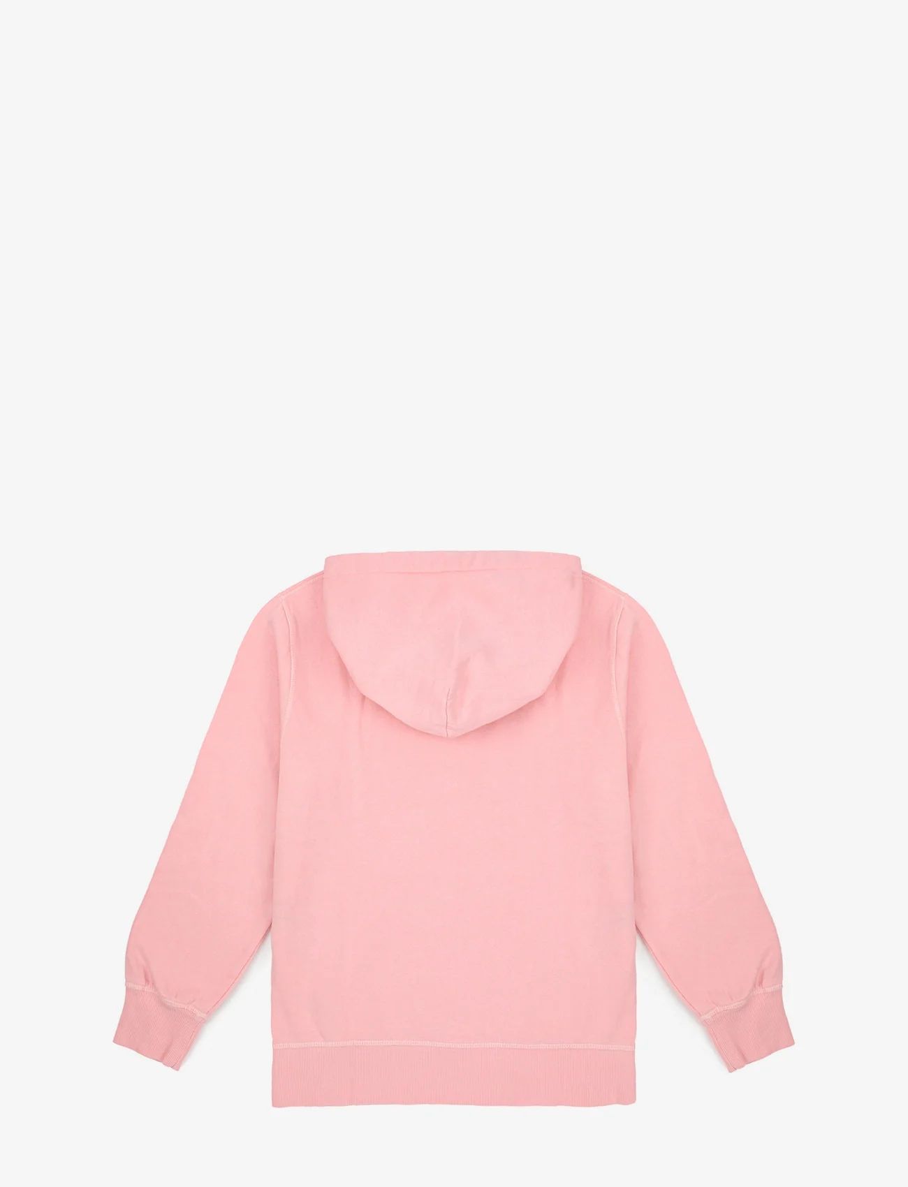 Bobo Choses - Flower patch hoddie sweatshirt - gensere & hettegensere - pink - 1