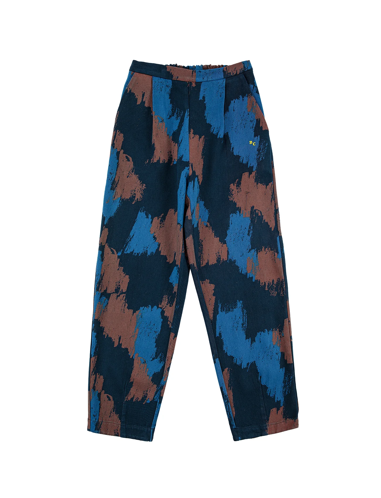 Bobo Choses - Shadows all over pleated trousers - straight leg trousers - multi coloured - 0
