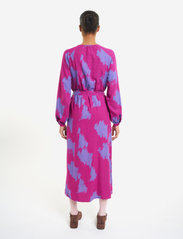 Bobo Choses - Shadows all over buttoned long sleeve dress - maxi dresses - purple - 4