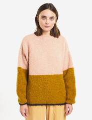 Bobo Choses - Color block V-neck jumper - pullover - beige - 5