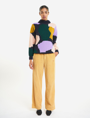Bobo Choses - Multicolour jacquard high neck knitted jumper - pologenser - multi coloured - 3