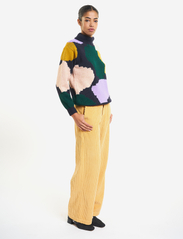 Bobo Choses - Multicolour jacquard high neck knitted jumper - pologenser - multi coloured - 4