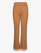Knitted pants - BEIGE