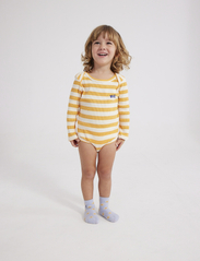 Bobo Choses - Baby Yellow Stripes body pack - langærmede bodyer - curry - 5