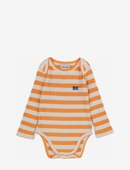 Bobo Choses - Baby Yellow Stripes body pack - langærmede bodyer - curry - 2