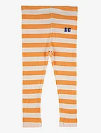 Baby Yellow Stripes leggings - CURRY