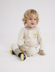 Bobo Choses - Baby Color block green leggings - laagste prijzen - beige - 4