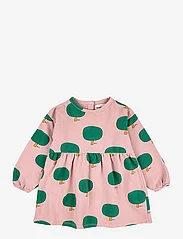Bobo Choses - Baby Green Tree all over dress - langärmelige babykleider - light pink - 0