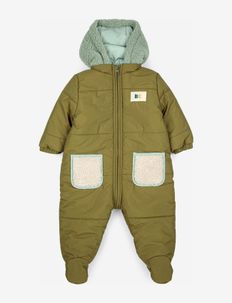 Baby Color Block hooded overall, Bobo Choses