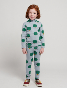 Green Tree all over turtle neck T-shirt, Bobo Choses