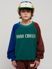 Bobo Choses - Bobo Choses Color Block sweatshirt - sweatshirts & hættetrøjer - multicolor - 11