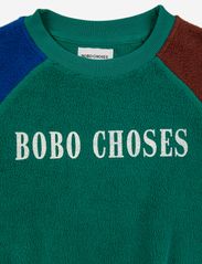 Bobo Choses - Bobo Choses Color Block sweatshirt - sweatshirts - multicolor - 1