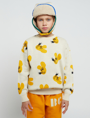 Bobo Choses - Mouse all over jacquard cotton jumper - gensere - offwhite - 4