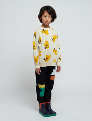 Bobo Choses - Mouse all over jacquard cotton jumper - pullover - offwhite - 8