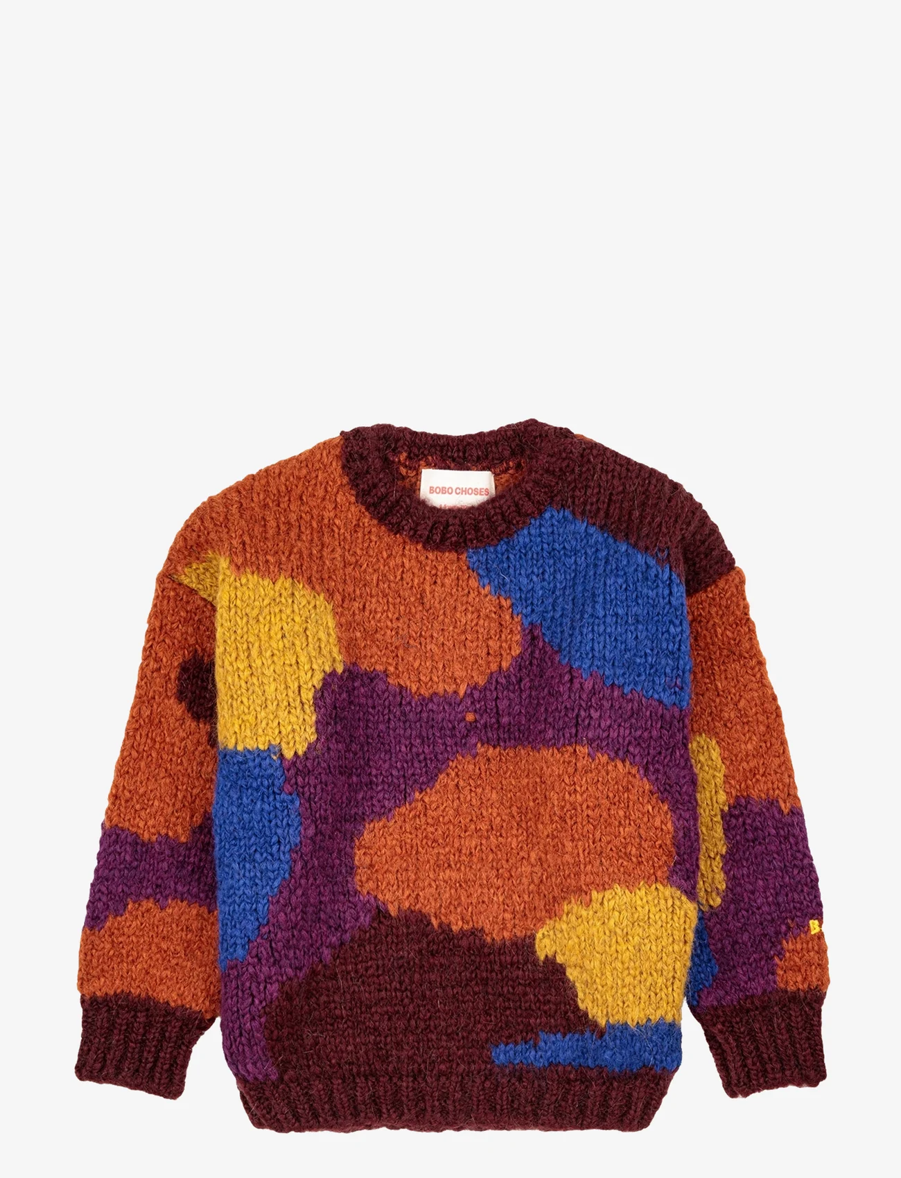 Bobo Choses - Multicolor intarsia jumper - džemperiai - multicolor - 0