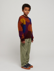Bobo Choses - Multicolor intarsia jumper - jumpers - multicolor - 7
