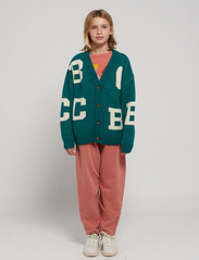 Bobo Choses - B.C all over jacquard cardigan - susegamieji megztiniai - green - 7