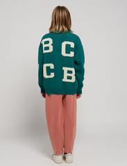 Bobo Choses - B.C all over jacquard cardigan - cardigans - green - 9