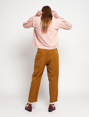 Bobo Choses - Striped mold puff sleeve T-shirt - pitkähihaiset t-paidat - pink - 4