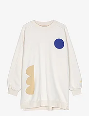 Bobo Choses - Geometric shapes long sweatshirt - džemperiai su gobtuvu - white - 0