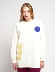 Bobo Choses - Geometric shapes long sweatshirt - džemperiai su gobtuvu - white - 2