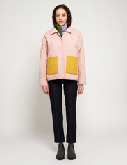 Bobo Choses - Color block padded oversize jacket - winterjassen - light pink - 4