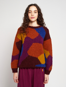 Multicolor intarsia jumper, Bobo Choses