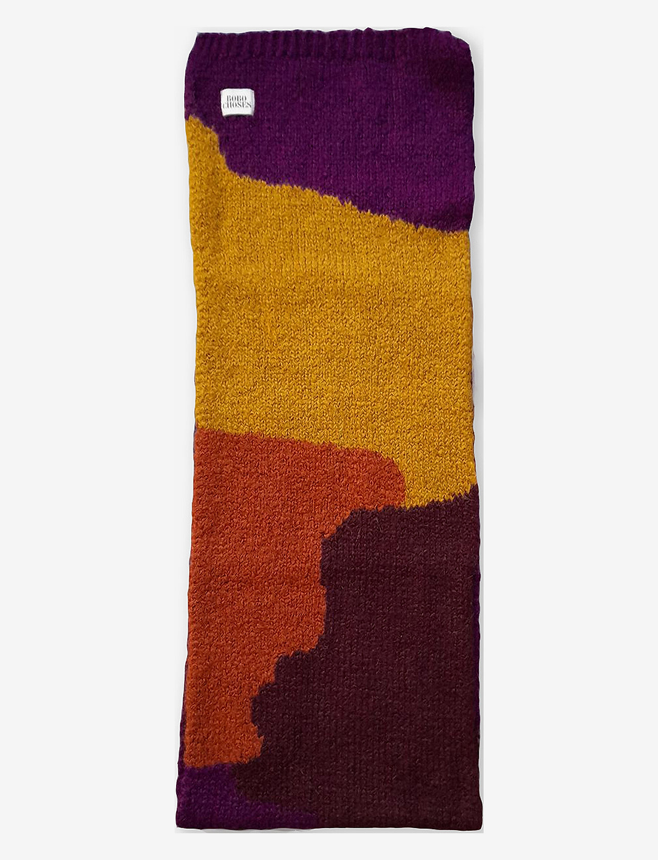Bobo Choses - Multicolor intarsia scarf - kids - multi color - 1
