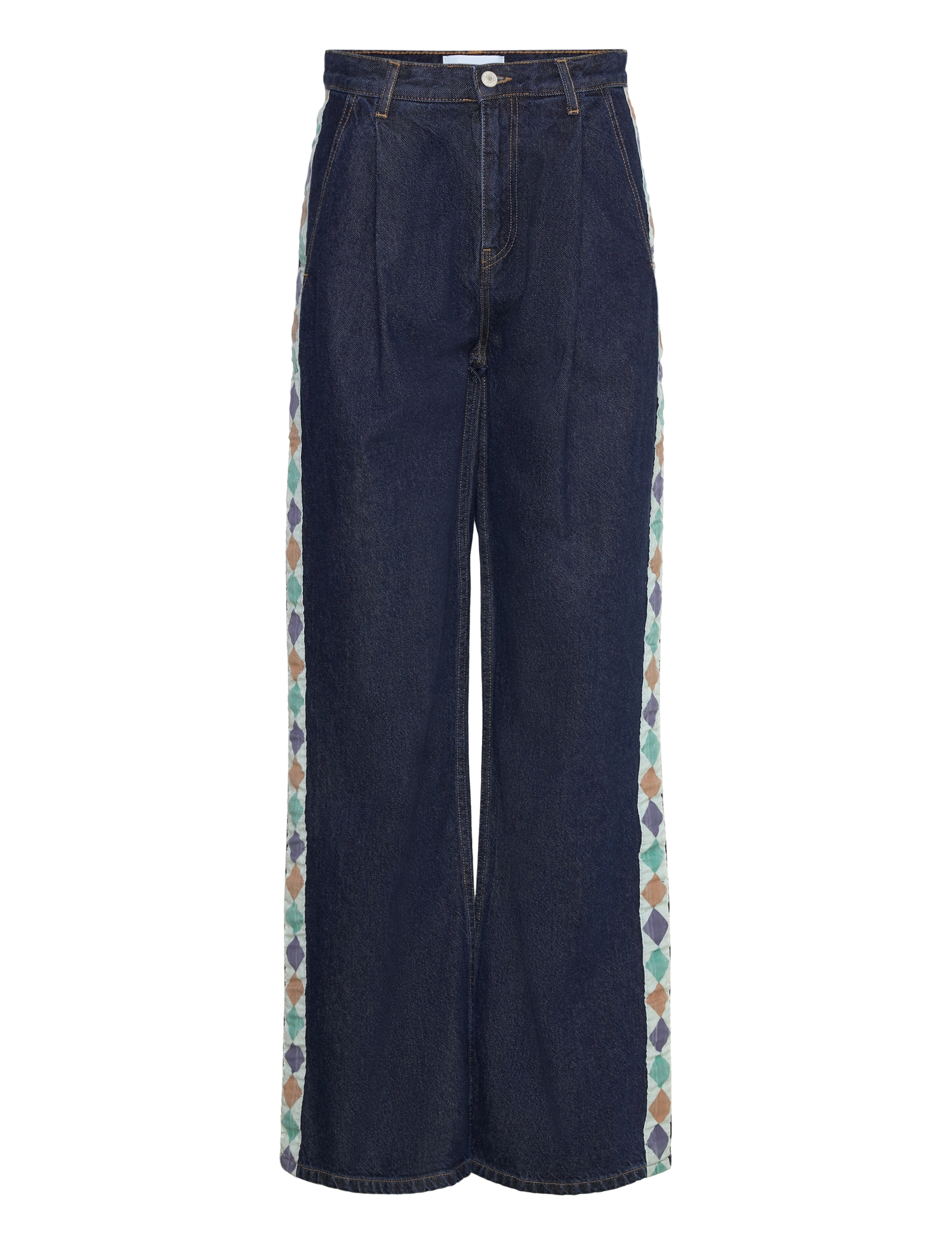 BOBO CHOSES Bestickt Denim Pleated Jeans Navy - S - Damen