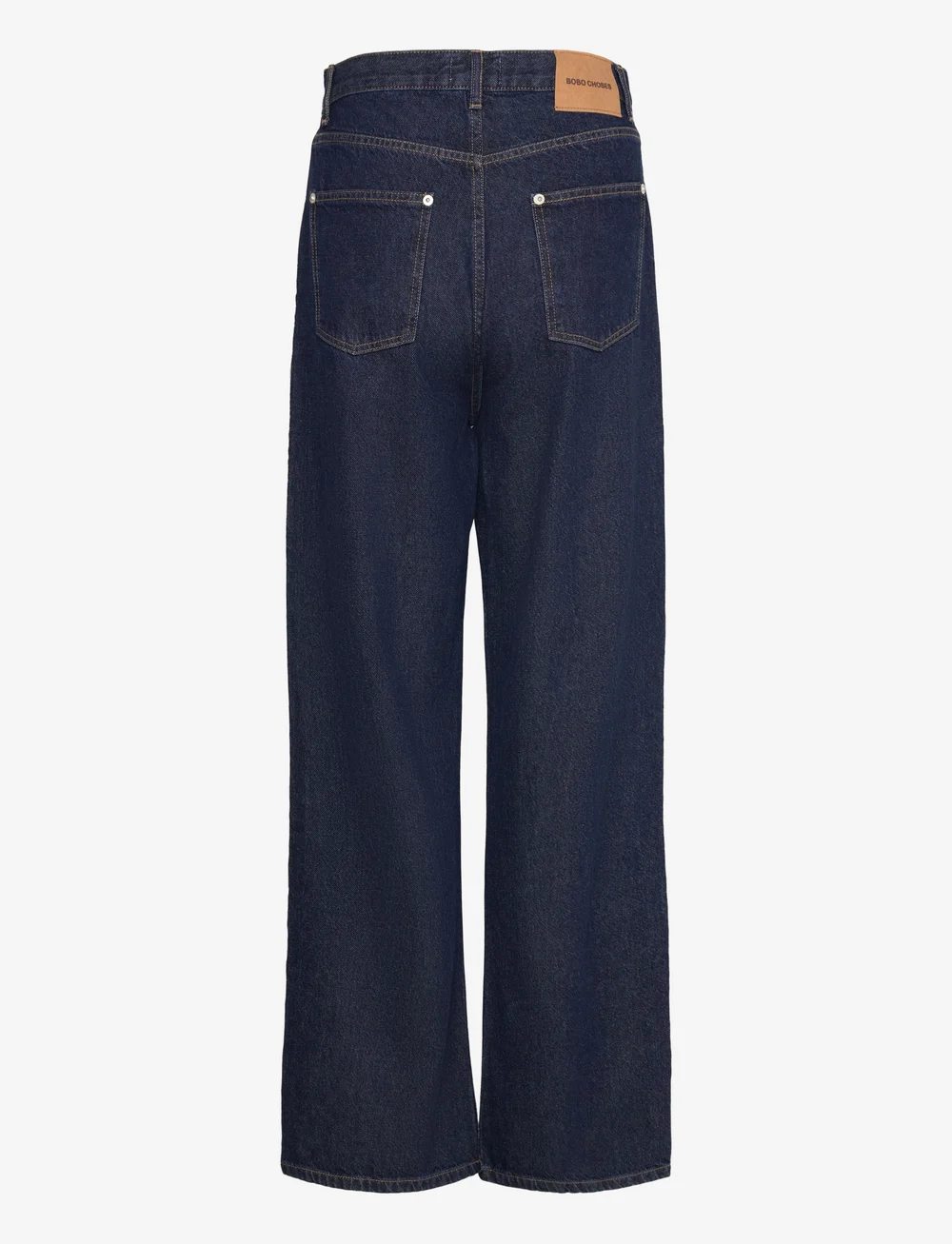 Bobo Choses - Embroidered denim pleated jeans - vida jeans - blue - 1